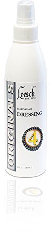 8 oz. Loesch Original Scalp & Hair Dressing, helps to normalize and protect the scalp with its special non-oily base