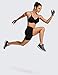 SYROKAN Women's Full Support High Impact Racerback Lightly Lined Underwire Sports Bra Black 38C