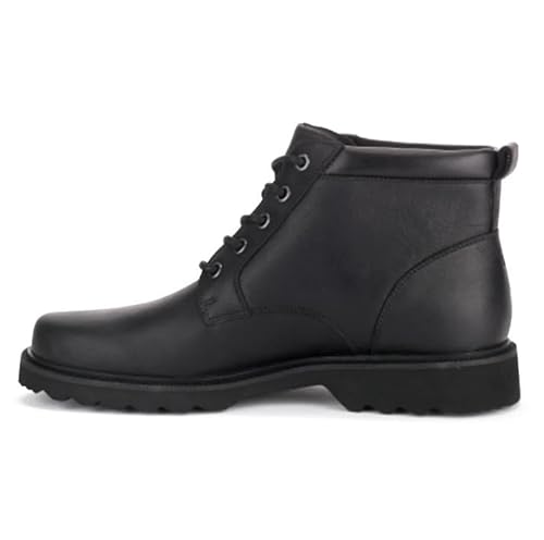 Rockport Men's Northfield WP Plain Toe Chukka Boot- Black