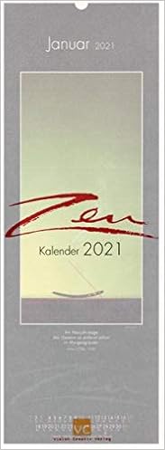 Zen Kalender 2021 Amazon De Orth Vis Bucher