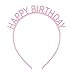 Candygirl 6pcs Birthday Headbands Happy Birthday Girl Tiara Birthday Crown Party Supplies for Kids and Adults