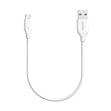 Anker PowerLine Micro USB (1ft) - Durable Charging Cable, with 5000+ Bend Lifespan for Samsung, Nexus, LG, Motorola, Android Smartphones and More