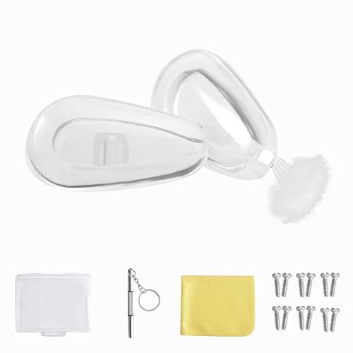 SMARTTOP 6 Pairs Eyeglass Nose Pads Silicone Air Chamber Nose Pad Kit