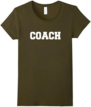 Womens COACH shirt - tshirt for coaches Medium Olive