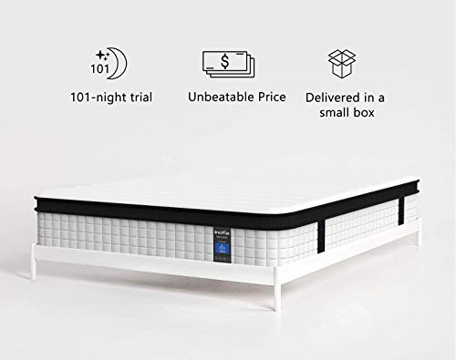 Inofia-Full-Mattress-12-Inch-Hybrid-Innerspring-Double-Mattress-in-a-Box-Cool-Bed-with-Breathable-Soft-Knitted-Fabric-Cover-CertiPUR-US-Certified-100-Risk-Free-Nights-Trial