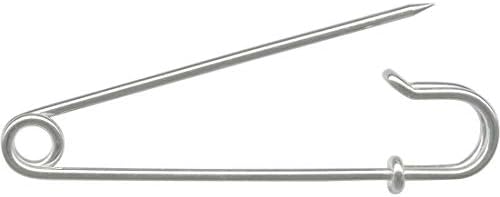Men's Scottish Kilt Pin Various Design Chrome Finish 4"/Swirl Celtic Knot,Thistle,Masonic,Shamrock,Stag Head,Harp,Lion Rampant Pins & Brooches