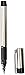 Zebra R-301 Stainless Steel Rollerball Pen, Fine Point, 0.7mm, Black Ink, 2-Count