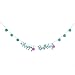 Rainlemon® Glitter Mermaid Happy Birthday Banner Under The Sea Girl Birthday Party Decoration