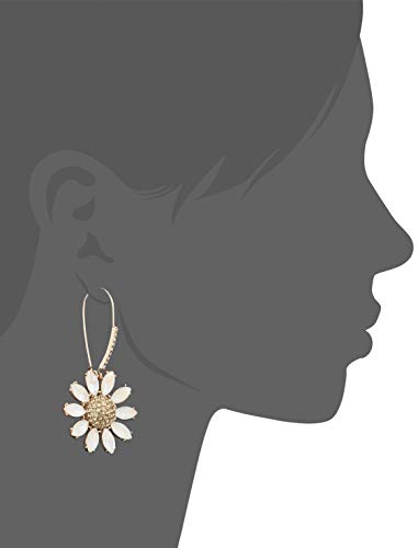 Betsey Johnson Flower Drop Earrings - Image 3