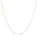 Kooljewelry 10k Yellow, White or Rose Gold 0.7mm Thin Rope Chain (14, 16, 18, 20, 22, 24 inch)
