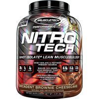 MuscleTech Performance Series NitroTech Decadent Brownie Cheescake - 3.97 lbs - 41 Servings