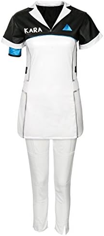 FangjunxianST Become Human Kara Cosplay Costume Women T-Shirt Pants Uniform Suit
