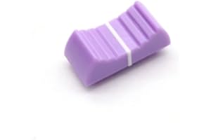10PCS Mixer Dimming Table Straight Slide Potentiometer Fader Button Cap 4mm Hole Audio Adjustment Cap,Purple