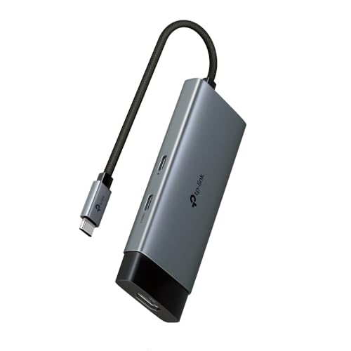 TP-Link UH5020C Hub USB-C 5 en 1-2 Puertos USB 3.0, 2 Puertos USB-C, Diseño Compacto y Ligero, Alta Velocidad de Transferencia de Datos, Plug & Play para PC, Mac y Dispositivos USB-C