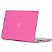 Rubberized Hard Case Cover for MacBook Pro 13.3 inches, Polycarbonate, Rose Red, GMYLE Silk Print
