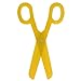 Giant Scissors Prop Plastic Scissor Novelty Gag Gift Toy Kit for Halloween Clown Costume Photo Prop - Yellow