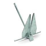 Five Oceans Traditional Danforth Style Fluke Hot Dipped Galvanized Anchor, 8 LB (3.62 KGS) FO-3940