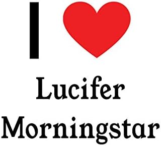 I Love Lucifer Morningstar: Lucifer Morningstar Designer Notebook Paperback – July 26, 2018
