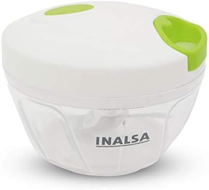 Inalsa Plastic Handy Chopper Robo Chop, 400 ml (White/Green)