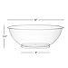 Set of 3 | 10-inch Vista Plastic Serving bowls, Salad and Snack Bowl, for Side Dishes, Round