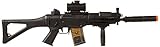 BBTac BT-M82 Airsoft Electric Gun Assault Rifle Fully Loaded AEG Automatic & Semi Full size, Black