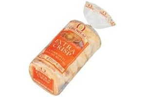 OROWHEAT Oroweat English Muffins 6 Count Bag (Pack of 3) (Extra Crisp - Fork Split)