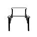 Spectrum Diversified Ashley Stacking 4 Bottle Wine Rack, Black, 8x6.75x16.5 inches