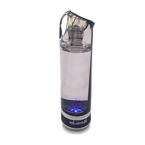 Smart Touch Portable Hydrogen Water Bottle Ionizer Maker Generator USB Rechargable (17oz)