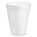 DART 8J8 Insulated Styrofoam Cup, 8 Oz, 1000/CT, White, 8 Ounce primary
