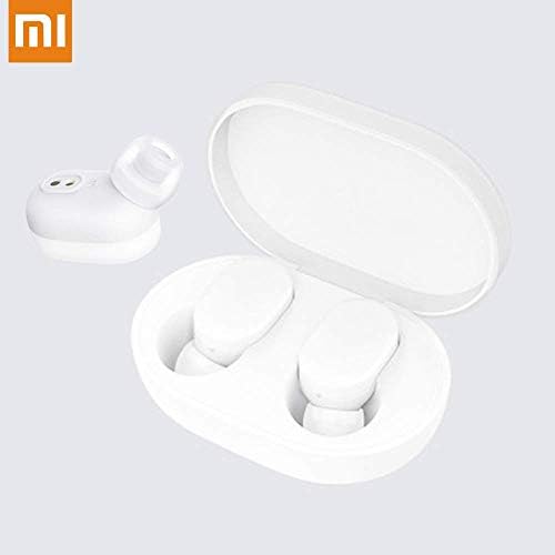 Viserneey Xiaomi TWS AirDots, Bluetooth 5.0 Wireless Headphones 300mAh Charging Box True Stereo Sound Mini Wireless Earbuds IPX4 Sweatproof Bluetooth Earphones with Mic Control AI (Youth Edition)