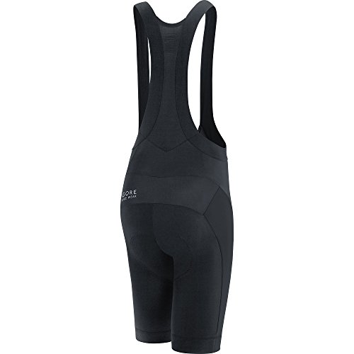 Gore Bike Wear Men's Short Bib Tights, Padded, Breathable, GORE Selected Fabrics, Bib Tights short +, Size: M, Black, WELEME