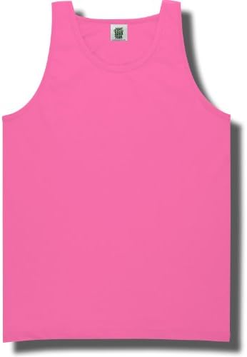 Adult Bright Neon Tank Top in Neon Pink - Large