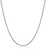 14k Yellow Gold Solid Perfectina Chain Necklace (1.0mm ), 16