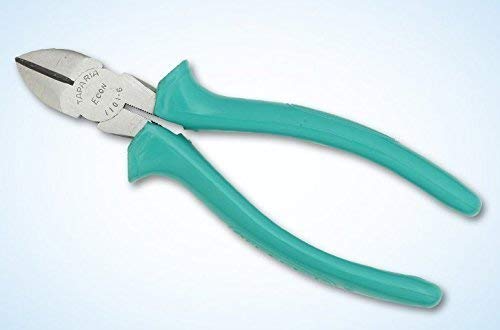 Taparia 1101-6 Steel (165mm) Side Cutting Plier (Green and Silver)