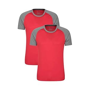 Mountain Warehouse Duurzaam T-shirt voor heren, ademend voor de zomer, UPF 30, licht, comfortabel en sneldrogend…