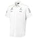 Mercedes Benz Formula 1 AMG Petronas Motorsports 2017 White Button Up Team Shirt (Medium)