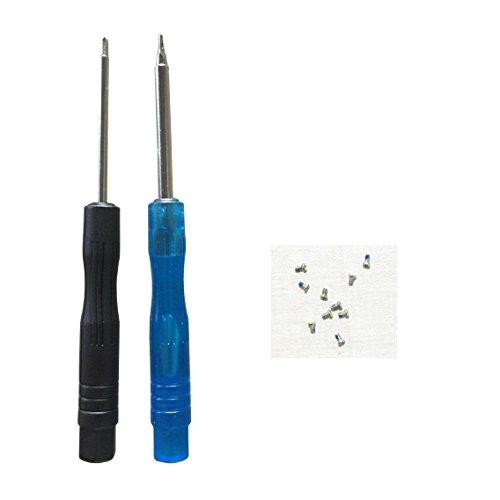 Replacement for ECSEM Apple Watch Band Screws, 38mm/42mm Universal Metal Screws with Screwdriver (10pcs Screws + 1pc Screwdriver) [Only for ECSEM Bands, ASIN B00Y44PQFM]