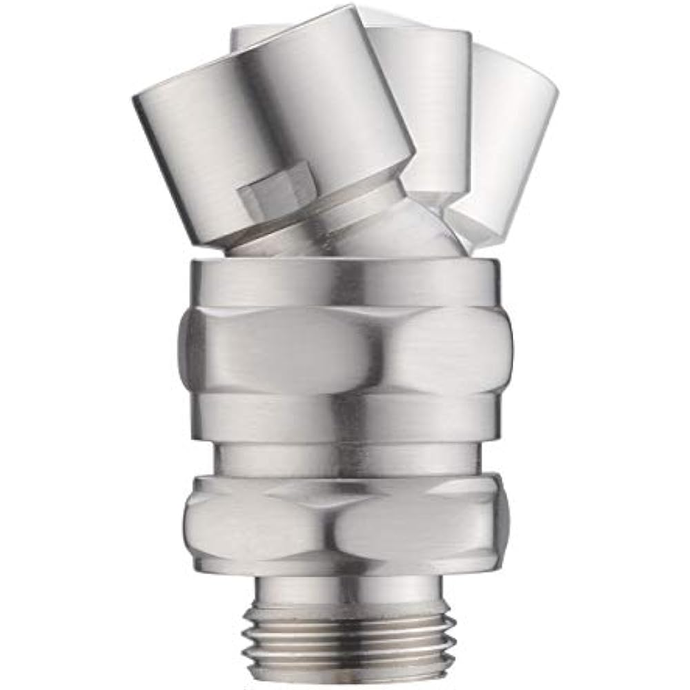 Shower Head Swivel Ball Adapter Brass Joint Arm Angle Adjustable