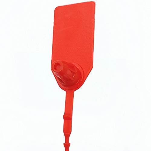250mm Pull-Tite Security Seal Plastic Seals Signage Numbered(Package of 100) (Red) - Thumbnail 2