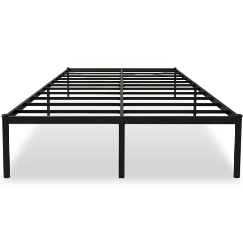 Estrutura De Cama De Metal, Não Precisa de Box Spring,Com Espaço De Armazenamen Cor Preto (FULL)