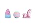3 pack molded bath bombs- 225 Grams (Unicorn)