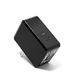 RND Fast (3A) USB Type-C (USB-C) Wall Charger for Google (Pixel/Pixel XL), LG (G5, G6, V20), Nexus (5X/6P), OnePlus (2/3), Samsung Galaxy (S8, S8 Plus, Note 8) and all Type C devices (black)