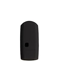 Fontic 2PCS Negro Funda protectora de silicona Funda protectora de funda protectora para Mazda 3 CX-5 CX-7 CX-9 WAZSKE13D01 3 botones