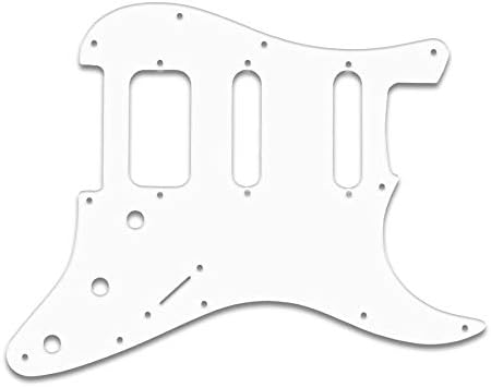 Pickguard For Fender Lonestar Strat, 11-Hole, 3-PLY WHITE