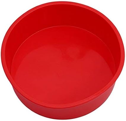 Odn Moule En Silicone Moule A Gateau Rond Four A Micro Ondes Cake Pan 6 Inch Rouge Amazon Fr Cuisine Maison