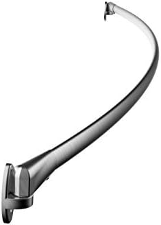 Preferred Bath Accessories 113-5BN Modern Curved Shower Rod, 5-Feet, Brushed Nickel Finish by Preferred Bath Accessories