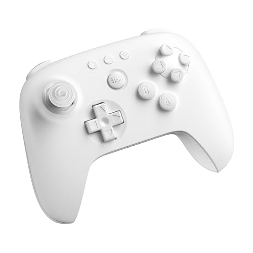 64 Bluetooth Controller for Analogue 3D, Switch, Windows, and Android (White)