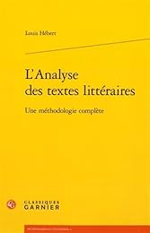 L' analyse des textes littéraires