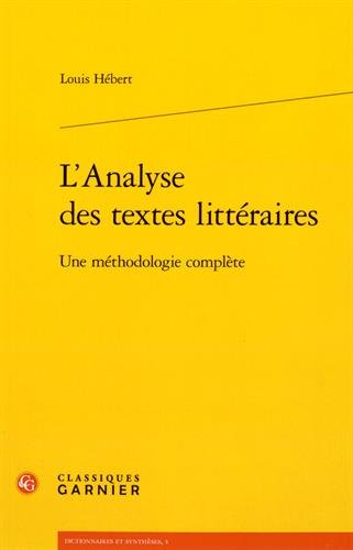 L' analyse des textes littéraires
