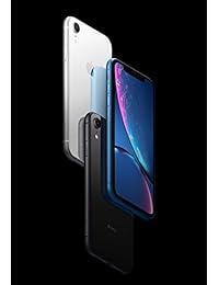 Carcasa trasera de repuesto para iPhone XR con adhesivo preinstalado, para todos los modelos de iPhone XR (negro)